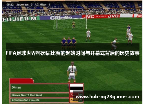 FIFA足球世界杯历届比赛的起始时间与开幕式背后的历史故事