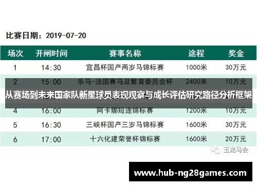 从赛场到未来国家队新星球员表现观察与成长评估研究路径分析框架